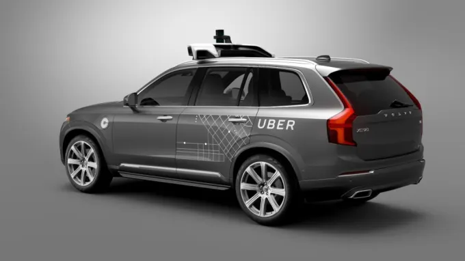 خودروهای خودران Uber در جاده