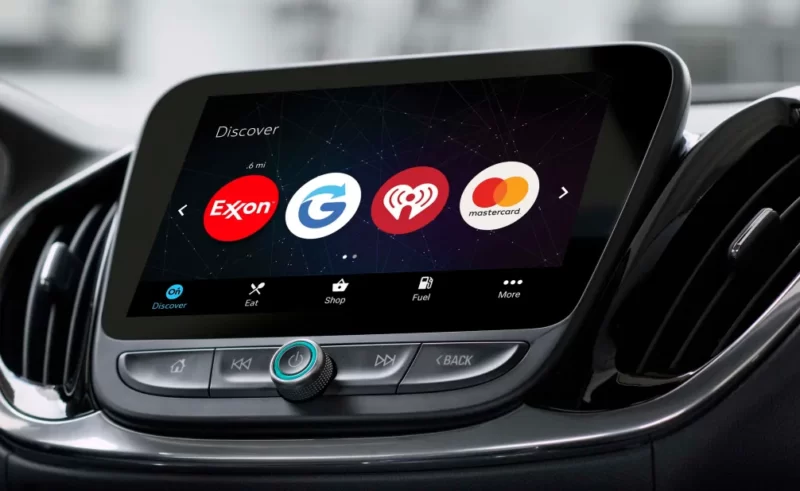  لوگوی  GM  و  IBM  در کنار  هم  با  عنوان  "OnStar Go".