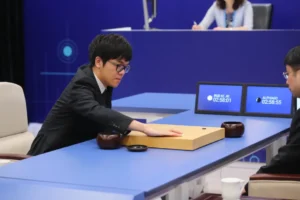 AlphaGo، هوش مصنوعی گوگل، در حال بازی Go