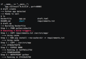 Microsoft’s Draft tool helps developers build container-based applications.