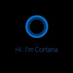 لوگوی HP و Cortana در کنار هم، نمایانگر همکاری جدید.