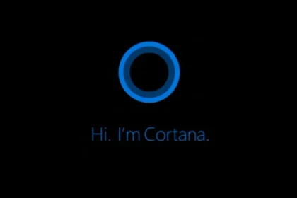 لوگوی HP و Cortana در کنار هم، نمایانگر همکاری جدید.