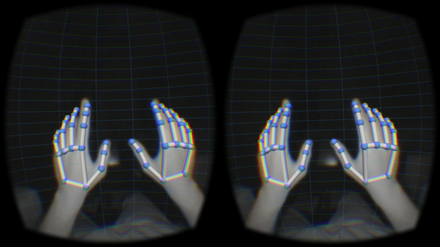فناوری ردیابی دست Leap Motion برای برنامه های VR/AR