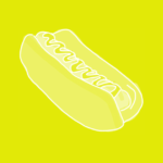 عکس برنامه‌ی "Not Hotdog" که یک برنامه‌ی یادگیری ماشین برای شناسایی هات داگ است.