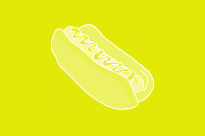 عکس برنامه‌ی "Not Hotdog" که یک برنامه‌ی یادگیری ماشین برای شناسایی هات داگ است.
